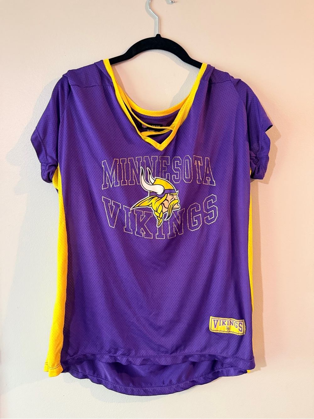 NFL Purple and Gold Team Apparel Mesh Jersey